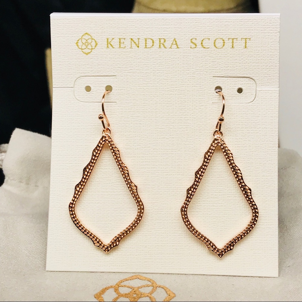 Kendra Scott Sophia Rose Gold tone earrings